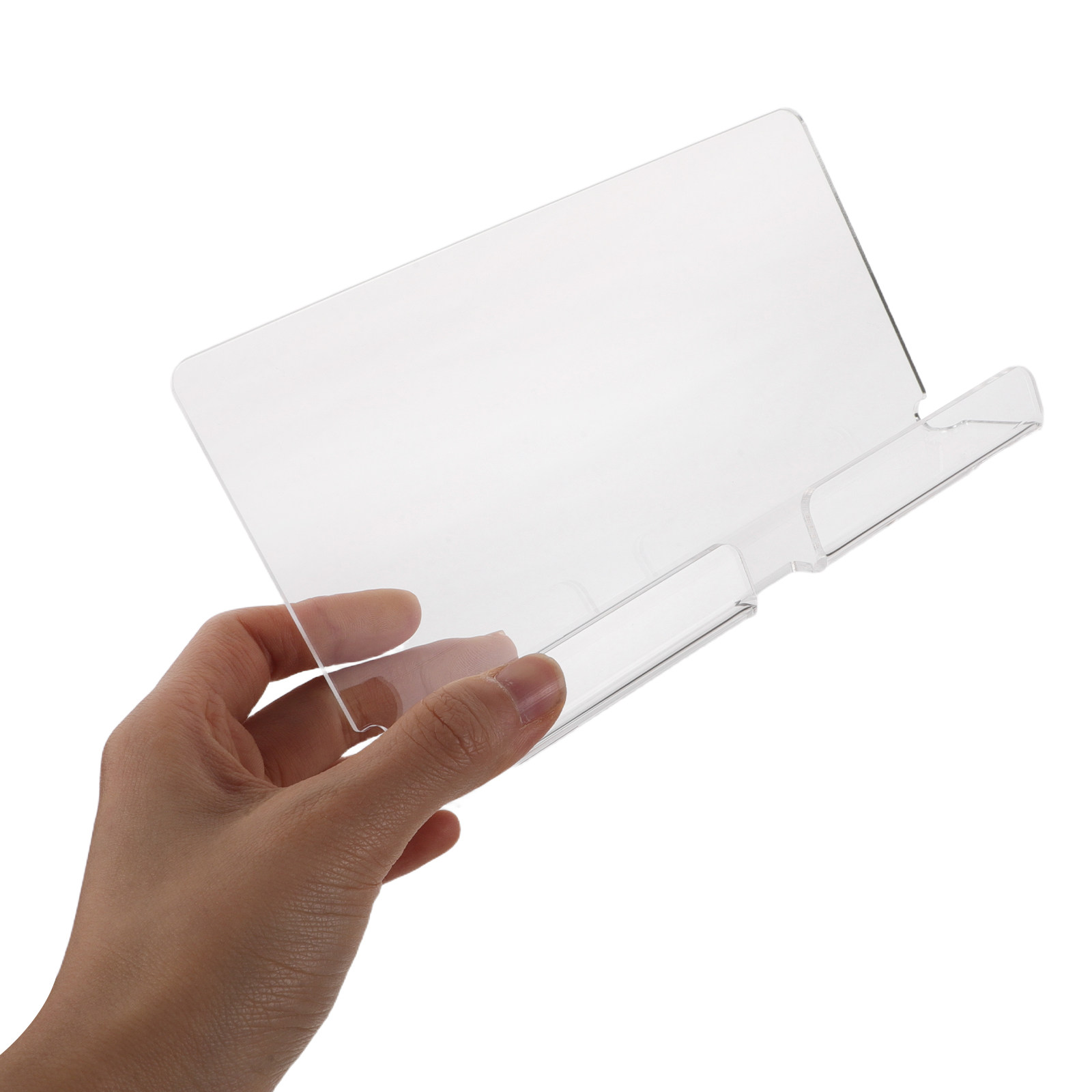 Tablets - ที่ยึดแท็บเล็ตติดผนังอะคริลิกอเนกประสงค์ สำหรับใช้ในบ้าน ทำอาหาร ยึดติดแน่น ปลอดภัย ไม่ต้องใช้มือ