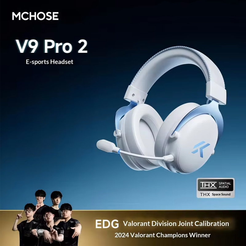 Anc Wireless Over Ear Headphones - MCHOSE V9 Pro 2 หูฟังเกมมิ่งไร้สายสำหรับอีสปอร์ต 4