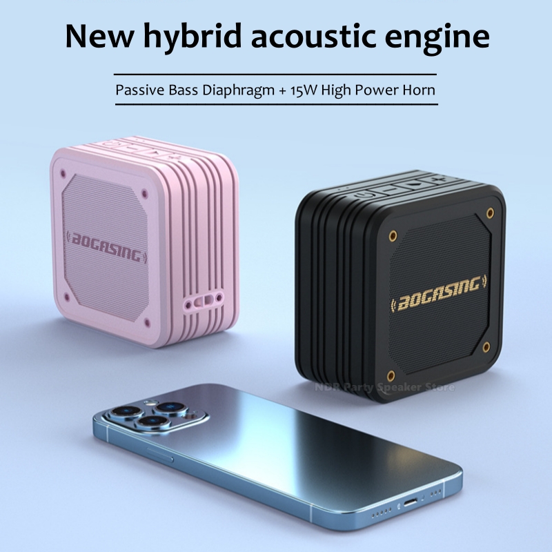 Portable Bluetooth Speaker Waterproof Ipx7 - M10 15W ลําโพง BT 5.0 แบบพกพา