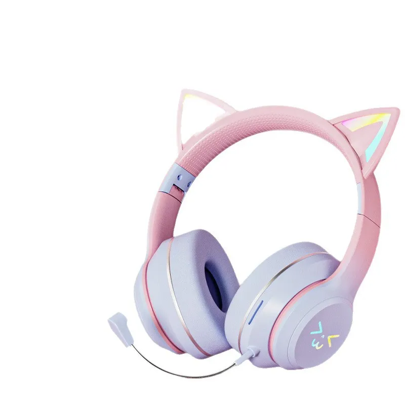 หูฟังบลูทูธไร้สายแบบหูแมว พร้อ - Cat Ear Bluetooth Headset Led บทวิจารณ์และราคา