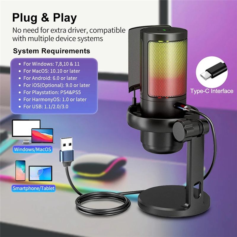 AY14 - ไมโครโฟน RGB สำหรับเล่น - Gaming Headset With Mic Rgb บทวิจารณ์และราคา