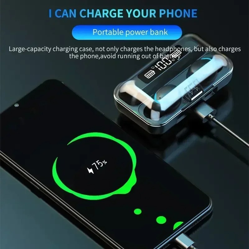 หูฟังบลูทูธ 9D สเตอริโอ เบสหนั - Tws Earbuds Bluetooth 5.3 บทวิจารณ์และราคา