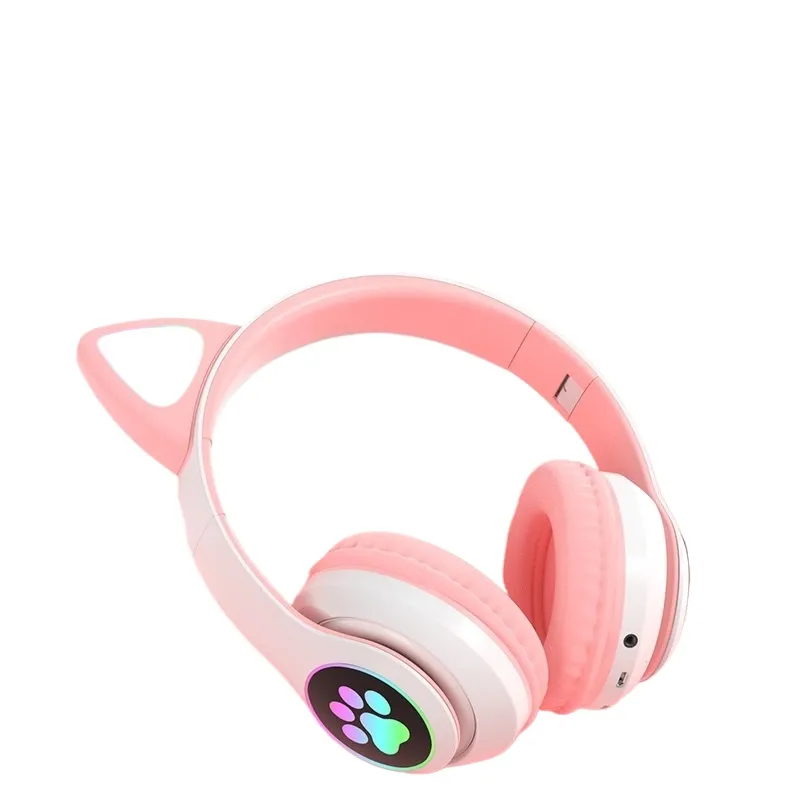 หูฟังบลูทูธแบบไร้สายพร้อมไฟ LE - Cat Ear Bluetooth Headset Led บทวิจารณ์และราคา