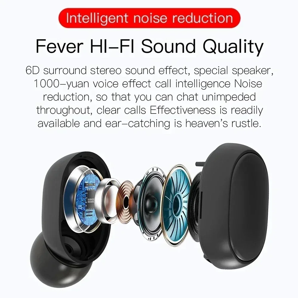 หูฟังบลูทูธไร้สาย TWS หูฟังไร้ - Tws Earbuds Bluetooth 5.3 บทวิจารณ์และราคา