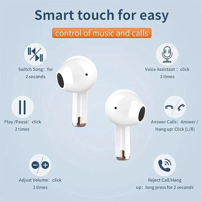 J97 หูฟังบลูทูธ TWS หูฟังไร้สา - Type C Wired Earphones With Mic บทวิจารณ์และราคา