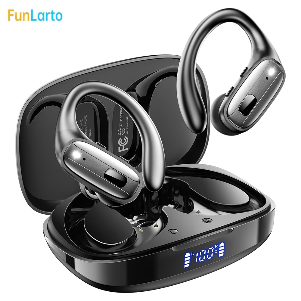หูฟังบลูทูธ 5.3 สำหรับเล่นกีฬา - Open Ear Air Conduction Headphones บทวิจารณ์และราคา