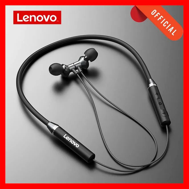 หูฟังบลูทูธ Lenovo กันน้ำ คุณภ - Magnetic Neckband Sports Earphones บทวิจารณ์และราคา