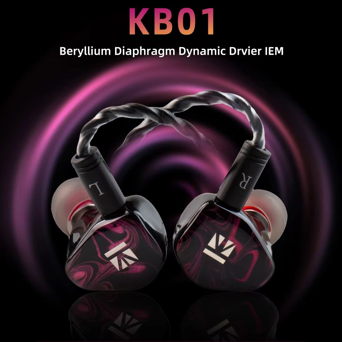 KBEAR KB01 In Ear ไดอะแฟรมไดนา - In Ear Monitors For Singers บทวิจารณ์และราคา