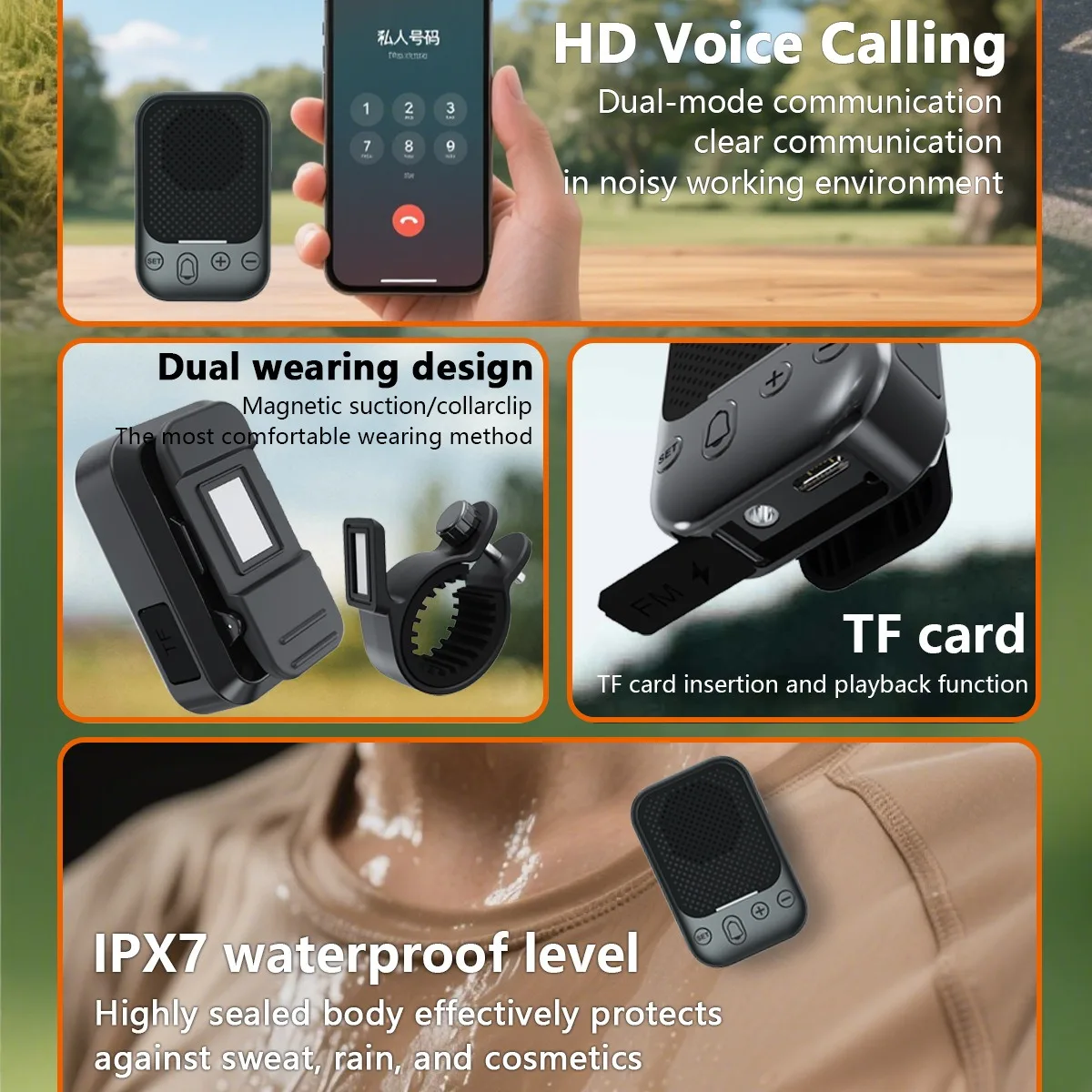 ลำโพงบลูทูธไร้สายแบบพกพาสำหรับ - Portable Bluetooth Speaker Waterproof Ipx7 บทวิจารณ์และราคา