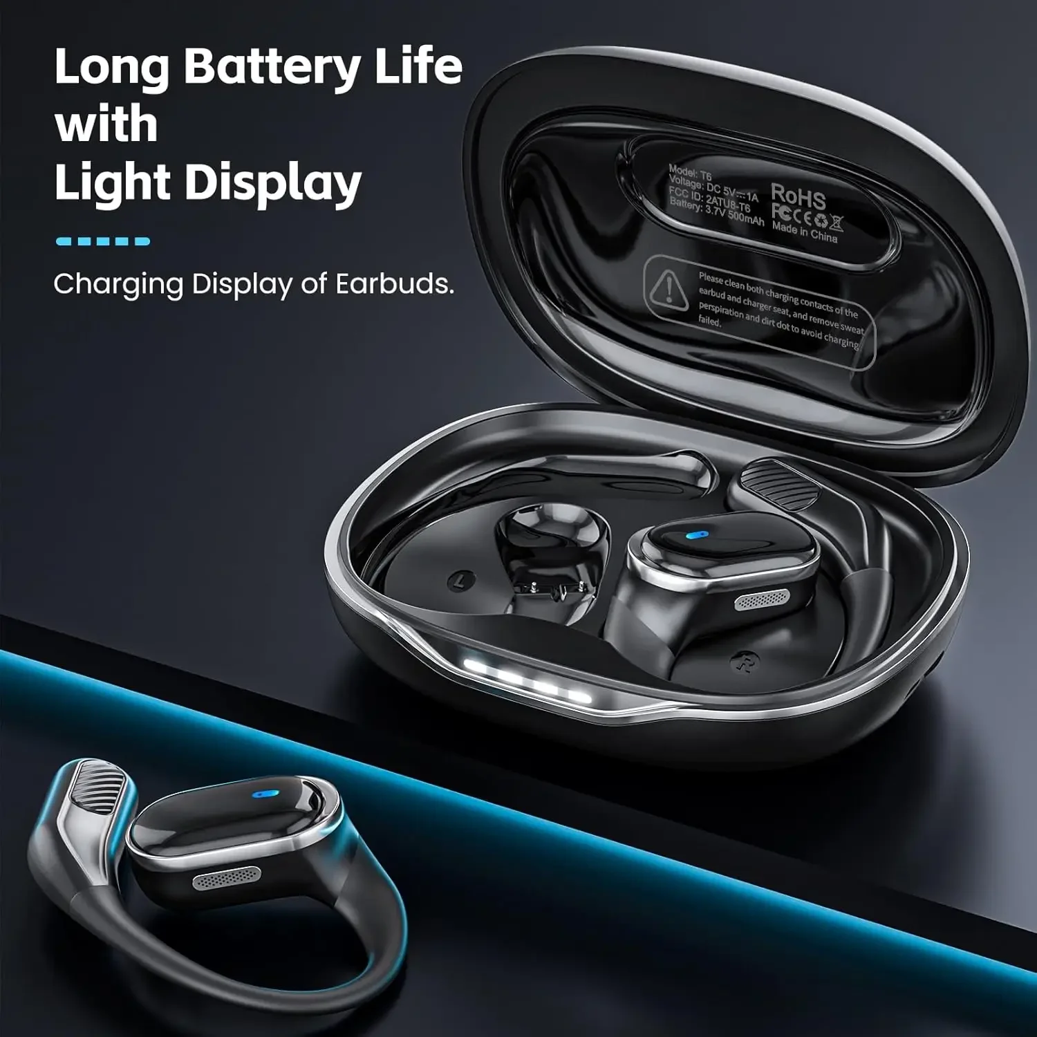 หูฟังแบบเปิดหูพร้อมความสบายที่ - Type C Wired Earphones With Mic บทวิจารณ์และราคา