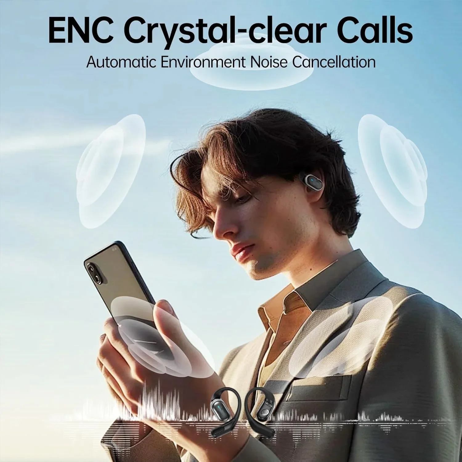 หูฟังแบบเปิดหูพร้อมความสบายที่ - Type C Wired Earphones With Mic บทวิจารณ์และราคา