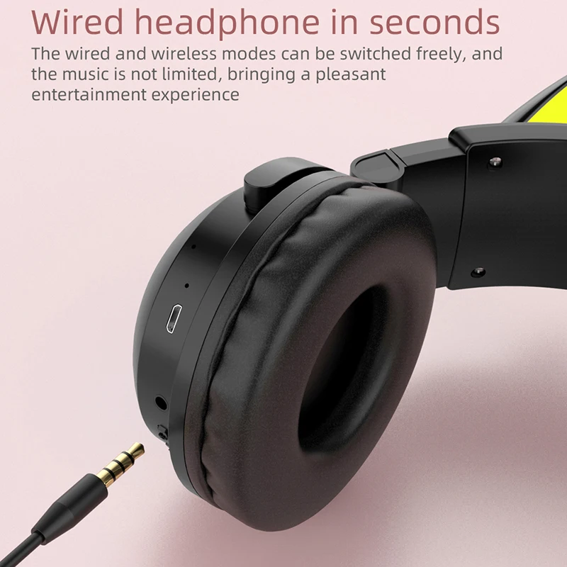 ZW068 หูฟังบลูทูธ LED light Ca - Cat Ear Bluetooth Headset Led บทวิจารณ์และราคา
