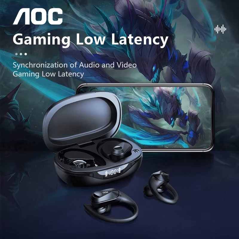 ช้อยส์ AOC ชุดหูฟังกีฬาไร้สายบ - Type C Wired Earphones With Mic บทวิจารณ์และราคา