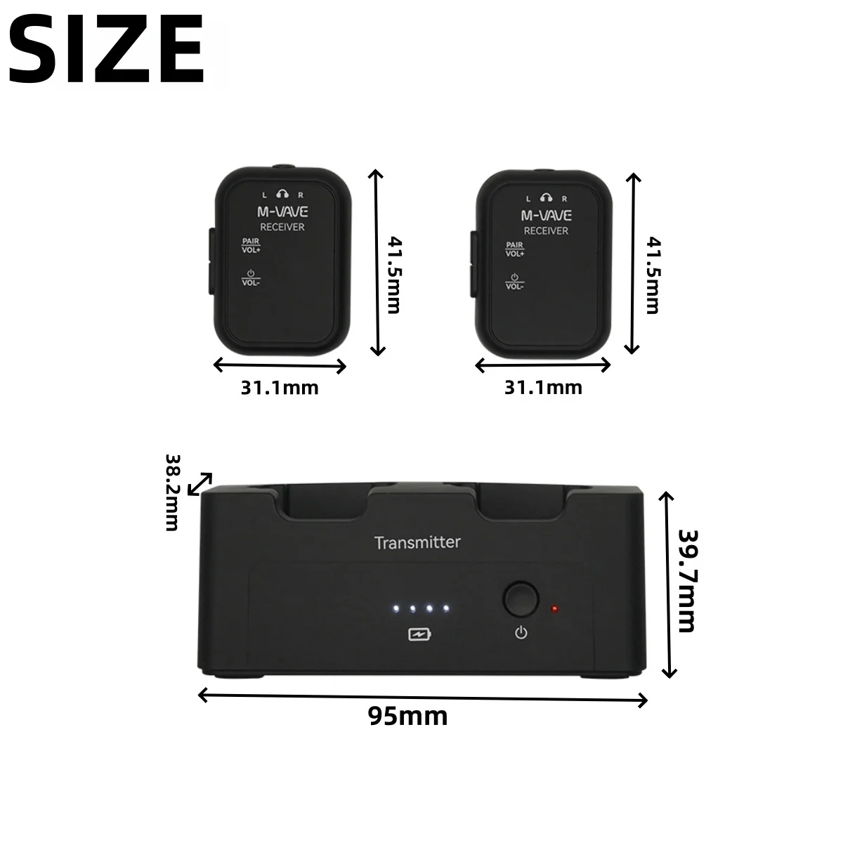 ระบบมอนิเตอร์แบบไร้สายในหู M-V - In Ear Monitors For Singers บทวิจารณ์และราคา