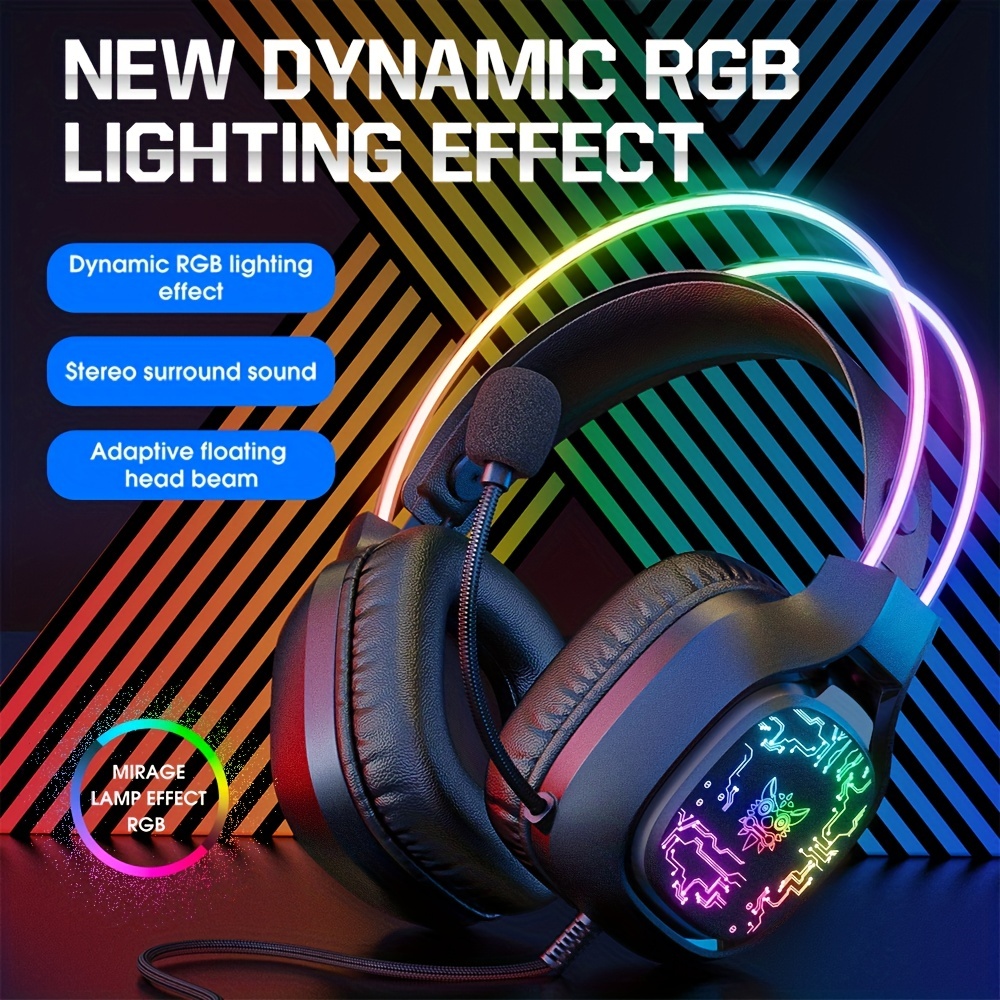 Onikuma หูฟังครอบหูแบบมีสายหูฟ - Gaming Headset With Mic Rgb บทวิจารณ์และราคา