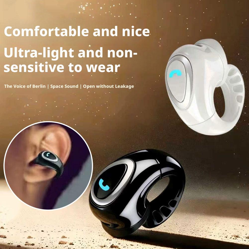 หูฟังบลูทูธไร้สายแบบหนีบหู หูฟ - Open Ear Air Conduction Headphones บทวิจารณ์และราคา